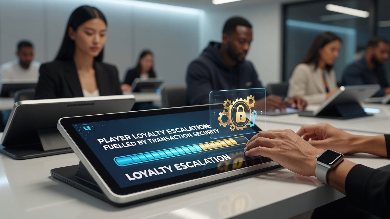 Secure payment processing screens within portable table game applications showing verification steps